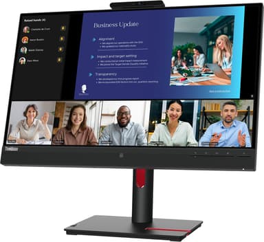 Lenovo ThinkVision T24v-30 24" LCD skjerm 63D8MAT3EU (raven black)