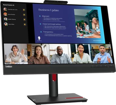 Lenovo ThinkVision T24v-30 24" LCD skjerm 63D8MAT3EU (raven black)