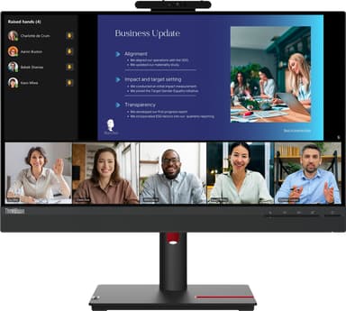 Lenovo ThinkVision T24v-30 24" LCD skjerm 63D8MAT3EU (raven black)
