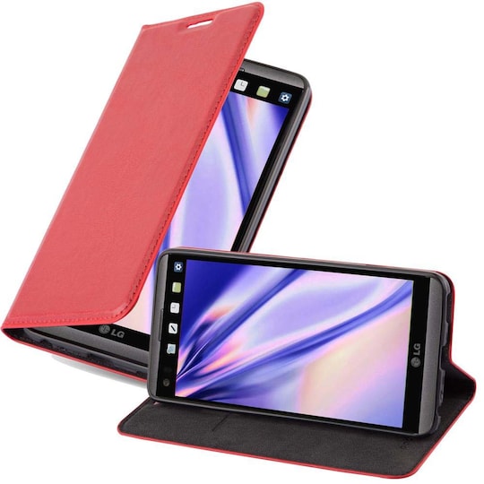 LG V20 lommebokdeksel case (rød)