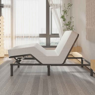 Lykke Motor Seng Nordisk Deluxe 90x200cm, Svart justerbar seng
