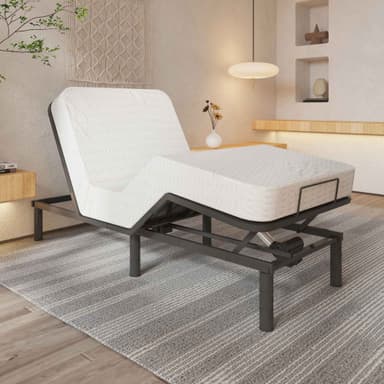 Lykke Motor Seng Nordisk Deluxe 90x200cm, Svart justerbar seng