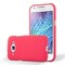 Samsung Galaxy J1 2015 silikondeksel case (rød)