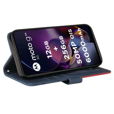 KT Lommebok-deksel til Motorola Moto G54 - Blå