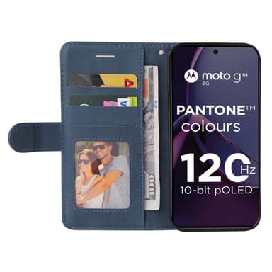 KT Lommebok-deksel til Motorola Moto G84 - Blå
