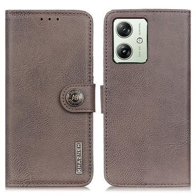 KHAZNEH Motorola Moto G54 Lommebok-deksel - Khaki