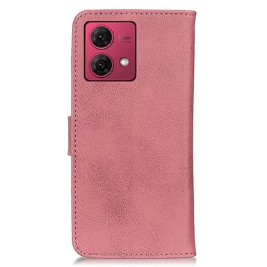 KHAZNEH Motorola Moto G84 Lommebok-deksel - Rosa