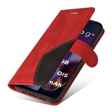 KT Lommebok-deksel til Motorola Moto G54 - Rød