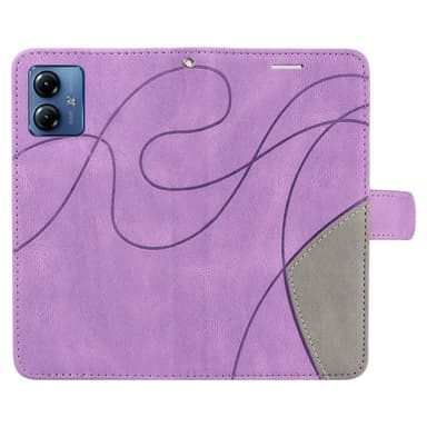 KT Lommebok-deksel til Motorola Moto G14 - Lilla