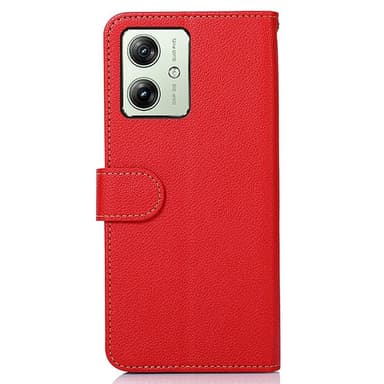 Motorola Moto G54 5G KHAZNEH Lommebok-deksel - Rød/Svart