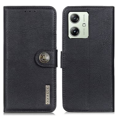 KHAZNEH Motorola Moto G54 Lommebok-deksel - Svart