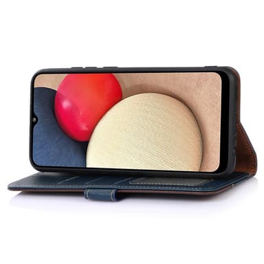 Motorola Moto G84 5G KHAZNEH Lommebok-deksel - Blå/Brun