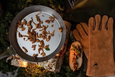 Orrefors Hunting, sammenleggbar stekepanne, rustfritt stål