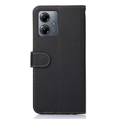 Motorola Moto G14 KHAZNEH Lommebok-deksel - Svart/Rød