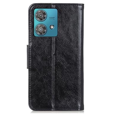 Motorola Moto G84 Lommebok-deksel Teksturert Split - Svart