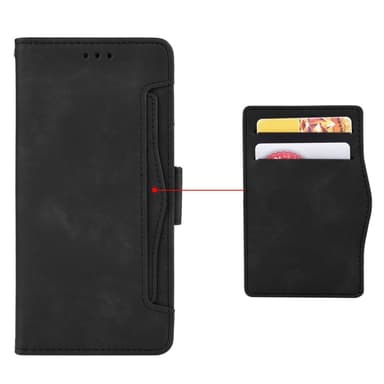 Motorola Moto G14 Lommebok-deksel med Kortholder - Svart