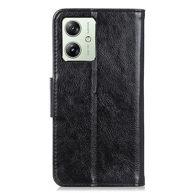 Motorola Moto G54 Lommebok-deksel Teksturert Split - Svart