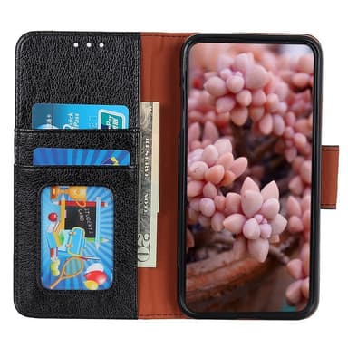 Motorola Moto G54 Lommebok-deksel Teksturert Split - Svart