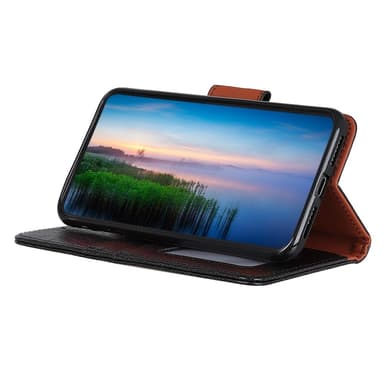 Motorola Moto G14 Lommebok-deksel Teksturert Split - Svart