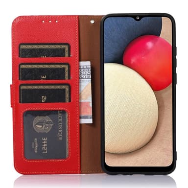 Motorola Moto G14 KHAZNEH Lommebok-deksel - Rød/Svart