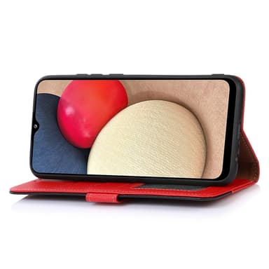 Motorola Moto G14 KHAZNEH Lommebok-deksel - Rød/Svart