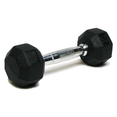 SPRI Rubber Dumbbell Single 40 lb (18,1 kg)