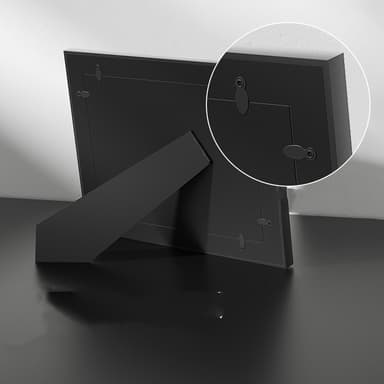 Bildram fotoram med klart glas 5x7x3 inch