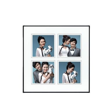 Bildram fotoram med klart glas 4x4x4 inch