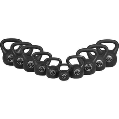 Gorilla Sports Kettlebell GS svart 8 kg