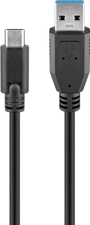 Goobay Synkroniser og lad Super Speed ​​​​USB-C™ til USB A 3.0-ladekabel