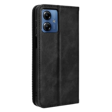Motorola Moto G14 Lommebok-deksel Eksklusiv Svart