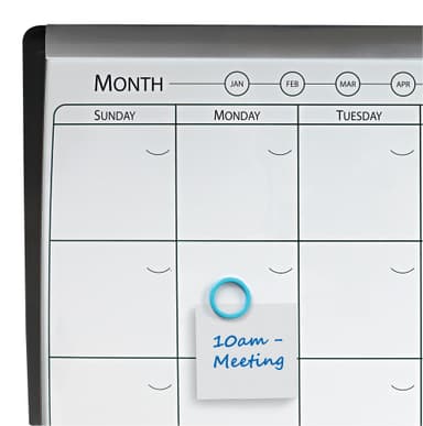 Nobo Mini magnetisk whiteboard planlegger med korktavle 58,5x43cm