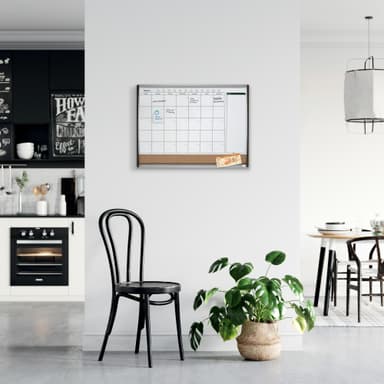 Nobo Mini magnetisk whiteboard planlegger med korktavle 58,5x43cm