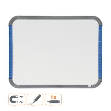 Nobo Mini magnetisk tavle tynn sølv ramme 22x28cm