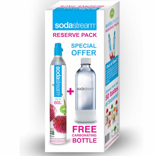 SodaStream reservepakke med kullsyresylinder