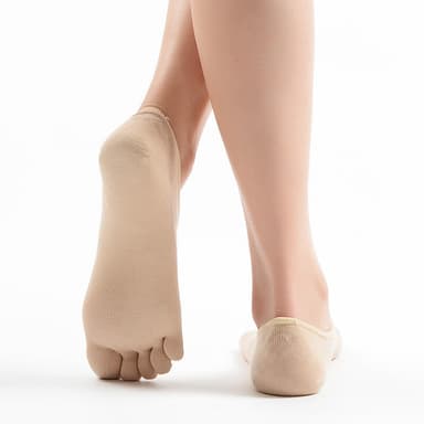 Tåsokker Low Cut Beige 3 Par 36 2/3-38 2/3