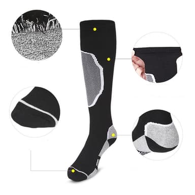 Tykke Varme Vinter Thermal Sokker, Ski Sokker for Herre Flerfarget