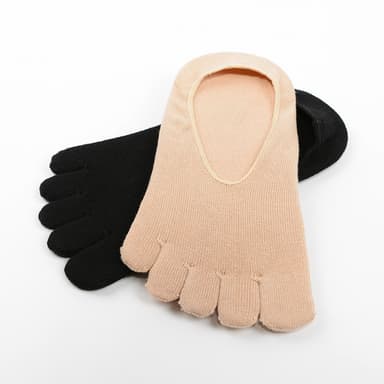Tåsokker Low Cut Beige 3 Par 36 2/3-38 2/3