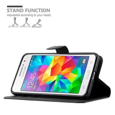Samsung Galaxy GRAND PRIME lommebokdeksel etui (svart)