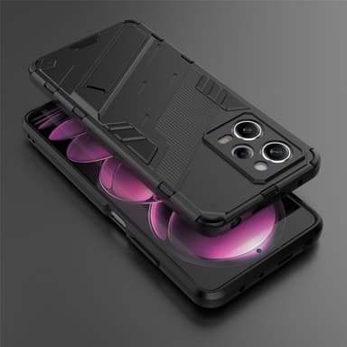 Til Xiaomi Redmi Note 12 Pro 5G Deksel Hard+Mykt TPU-stativ
