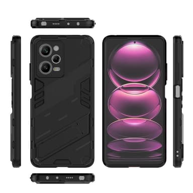 Til Xiaomi Redmi Note 12 Pro 5G Deksel Hard+Mykt TPU-stativ