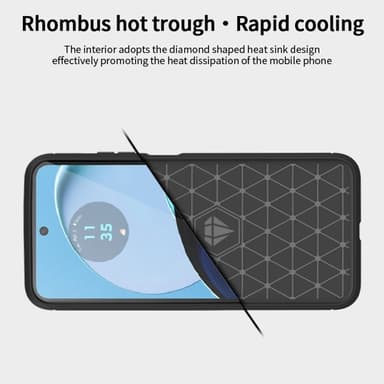 MOFI Motorola Moto G14 Karbonfiber Deksel - Svart