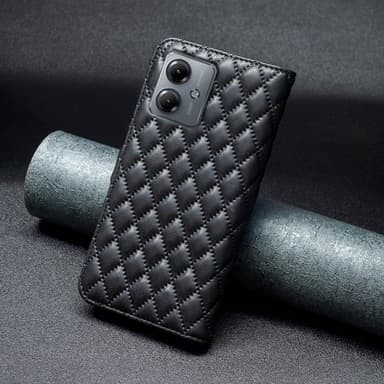 BINFEN Lommebok-deksel Motorola Moto G14 4G - Svart