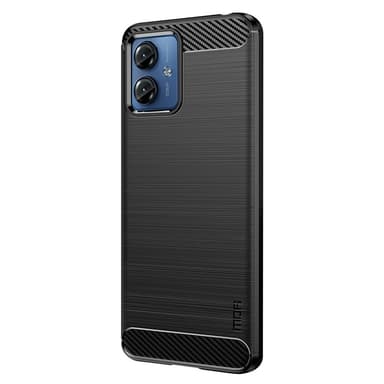 MOFI Motorola Moto G14 Karbonfiber Deksel - Svart