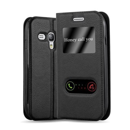 Samsung Galaxy S3 MINI lommebokdeksel cover (svart)