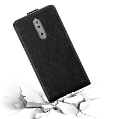 Nokia 8 2017 deksel flip cover (svart)