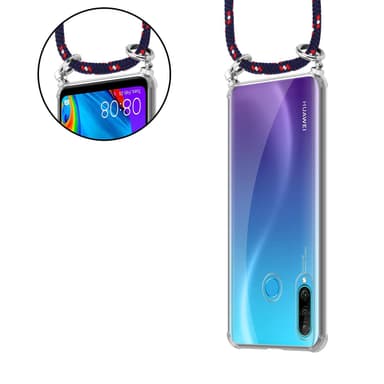 Huawei P30 LITE Deksel med Halskjede (blå)
