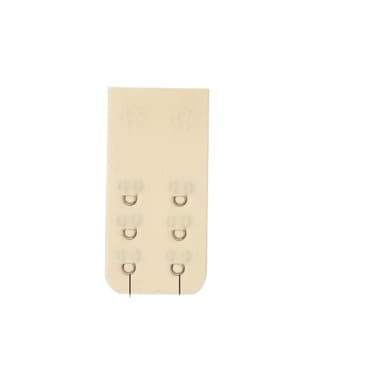Bekväm elastisk bh-förlängare bh-stängningsförlängning 3 rader 2 krokar 3-pack