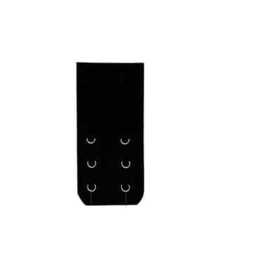Bekväm elastisk bh-förlängare bh-stängningsförlängning 3 rader 2 krokar 3-pack