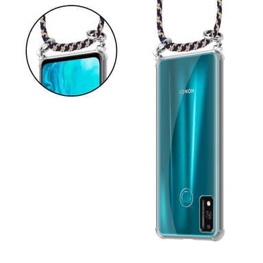 Honor 9X LITE Deksel med Halskjede (blå)